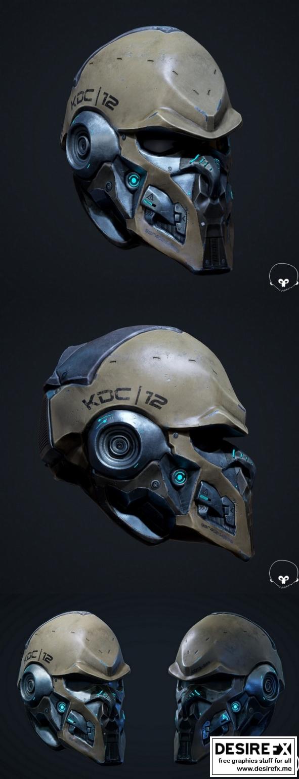 Desire FX 3d models | Sci-fi Helmet