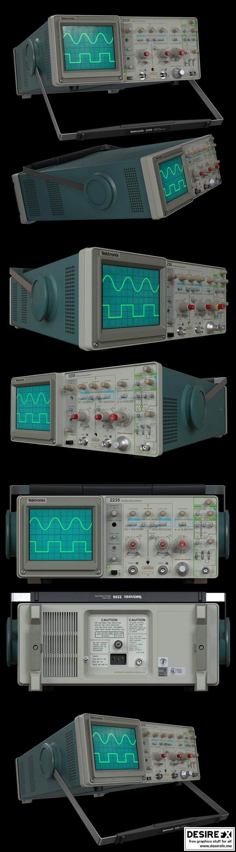 Desire FX 3d Models | Tektronix 2235 Oscilloscope