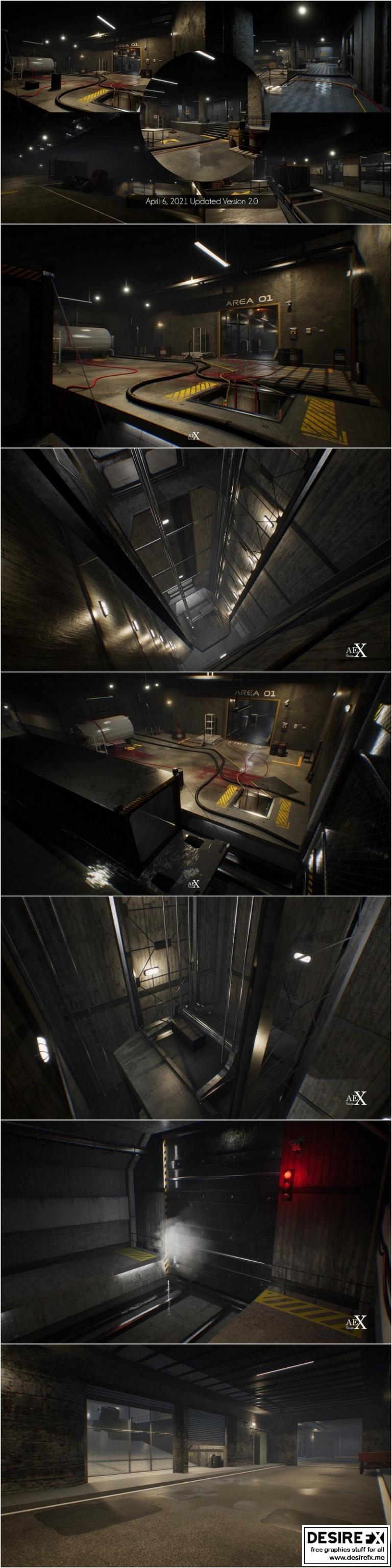 Desire FX 3d models | Unreal Engine – Modular Underground Environment