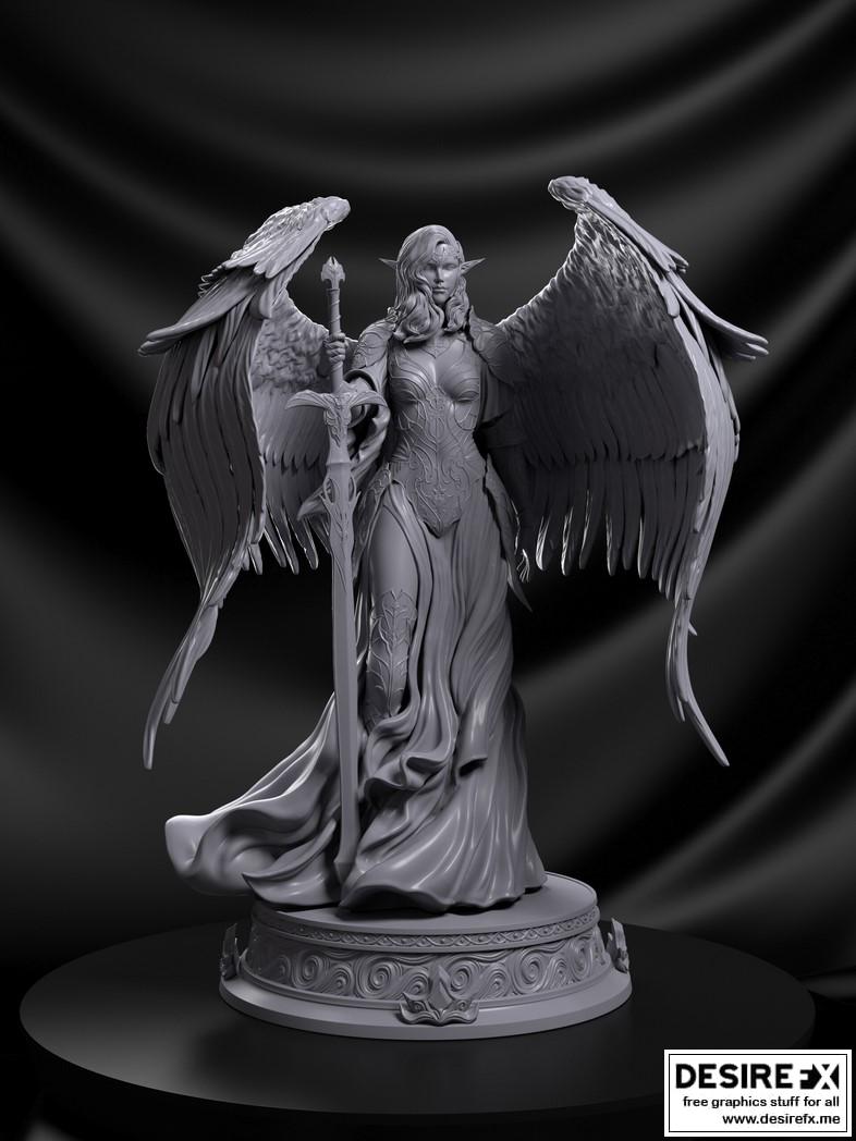 Desire FX 3d models | Elf Valkyrie – 3D Print Model