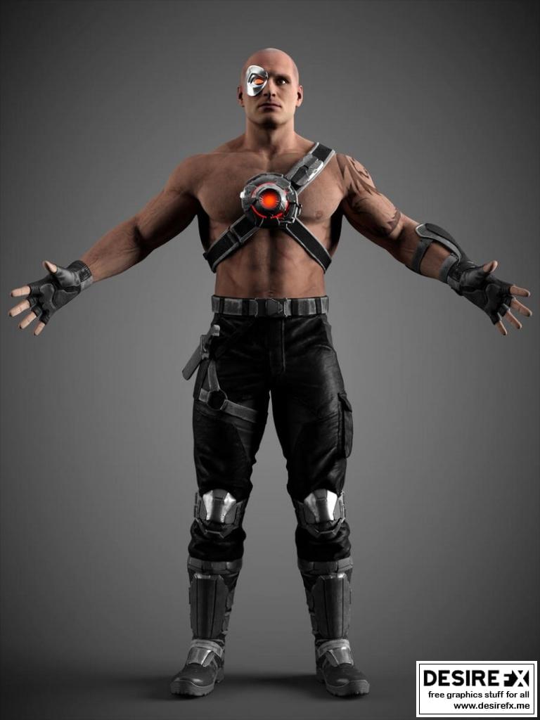 Desire FX 3d models | Kano – Mortal Kombat 11 – 3D Model