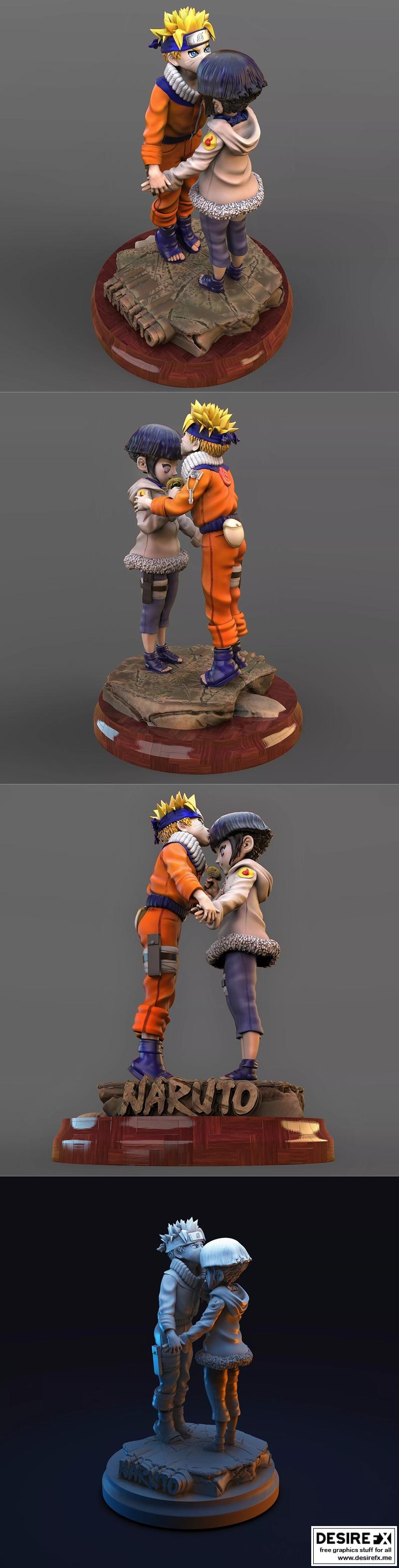 Hinata from Naruto The Last Movie 3D Print Model in Woman 3DExport