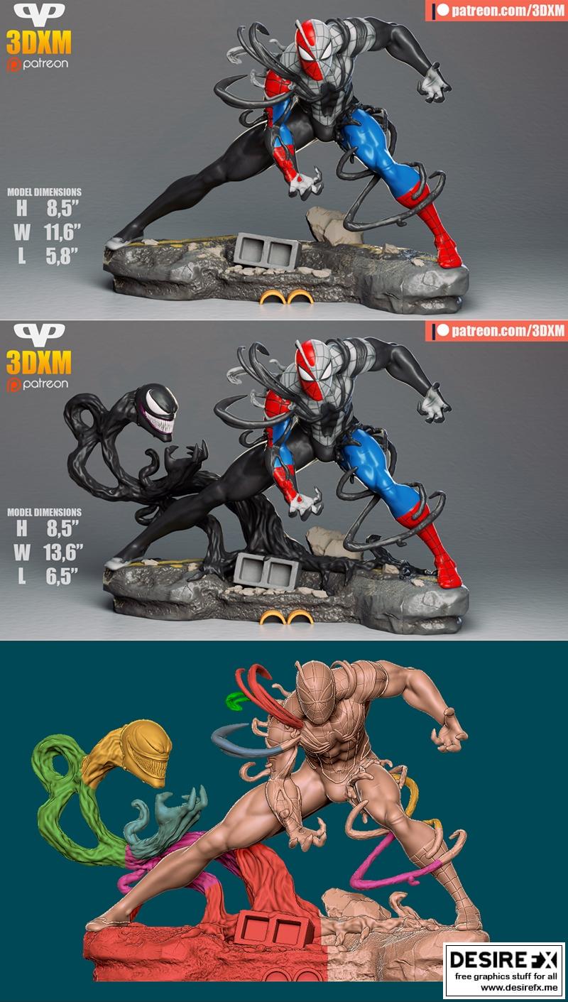 Desire FX 3d models | Venom Take Over Spider-Man – 3D Print Model