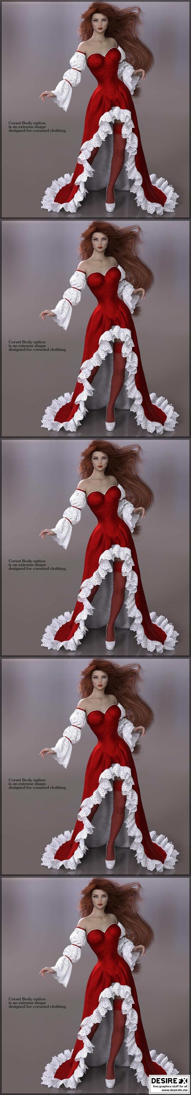 Desire FX 3d models | 3DA Davinia: Queen of Hearts for G8F