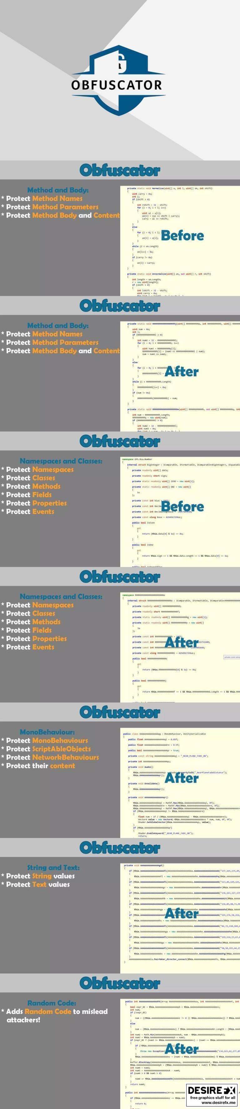 Desire FX 3d models | Asset Store – Obfuscator Pro
