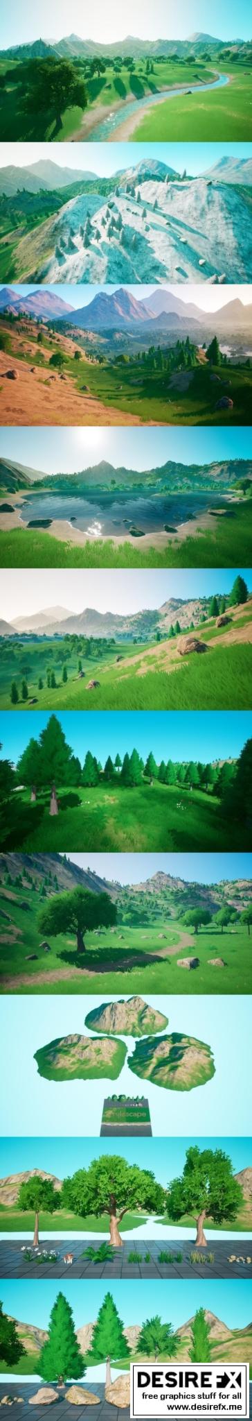 Desire FX 3d models | Unreal Engine – Stylescape – Stylized Environment Kit