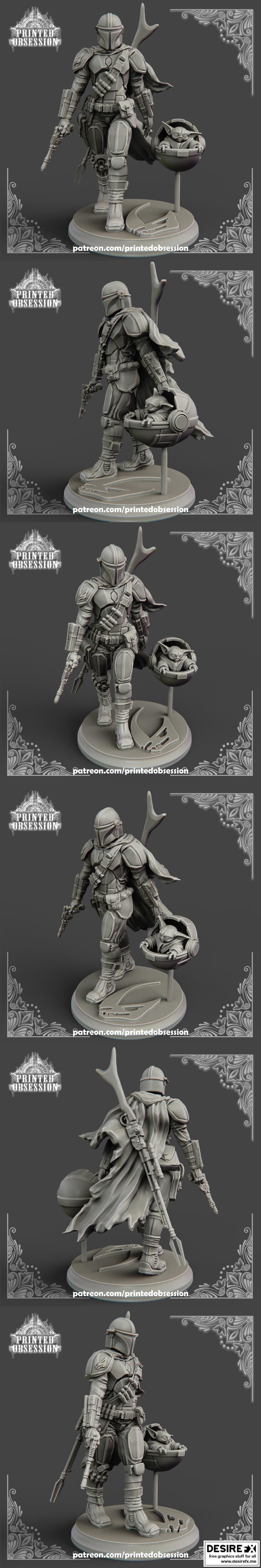 Desire FX 3d models | The Mandalorian – Star Wars Fanart – 3D Print Model