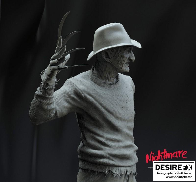 Freddy Krueger - A Hora Do Pesadelo - 3dPrinted - Outros Moda e