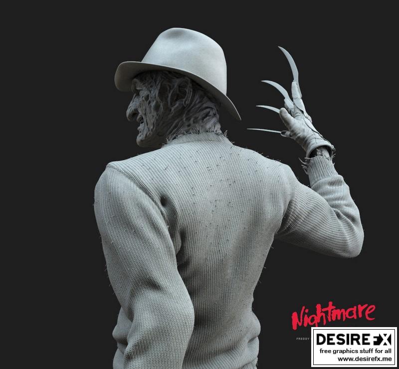 Freddy Krueger - A Hora Do Pesadelo - 3dPrinted - Outros Moda e