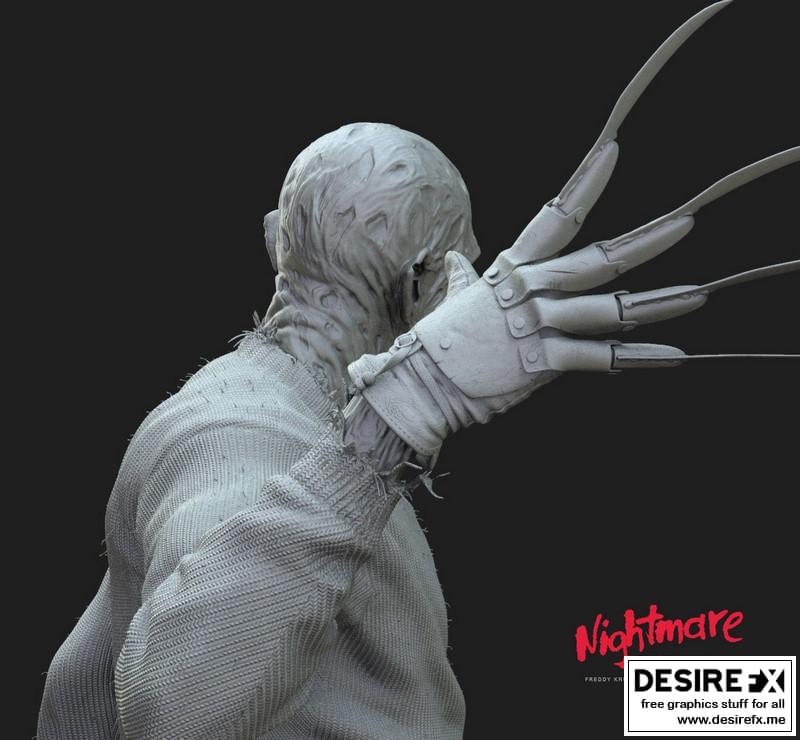 Freddy Krueger - A Hora Do Pesadelo - 3dPrinted - Outros Moda e