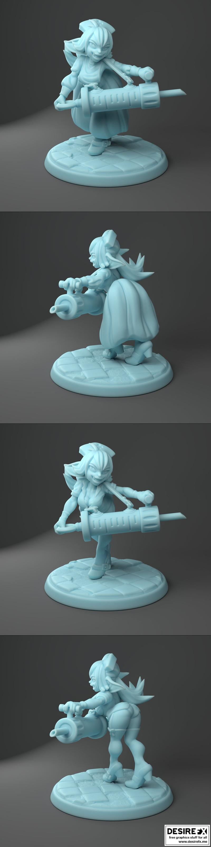 Desire FX 3d models | Goblin Nurse – 3D Print Model