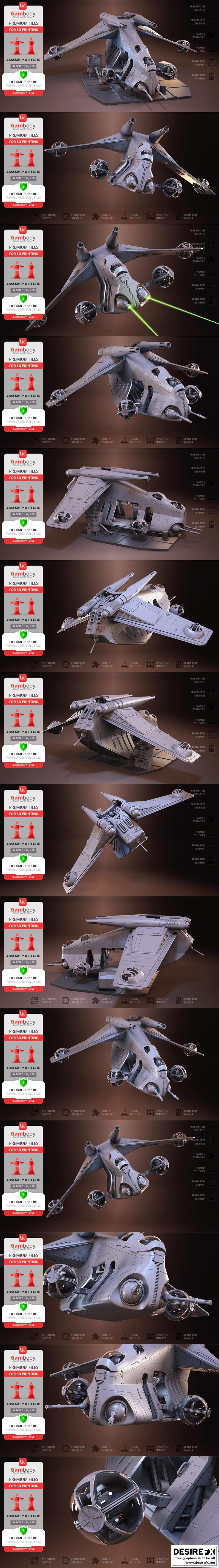 Desire FX 3d models | LAATi Gunship – 3D Print Model