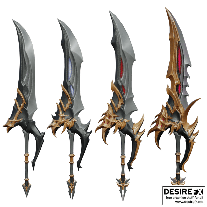 Desire FX 3d models | Ancient Sword Vesper Nagan – 3D Model