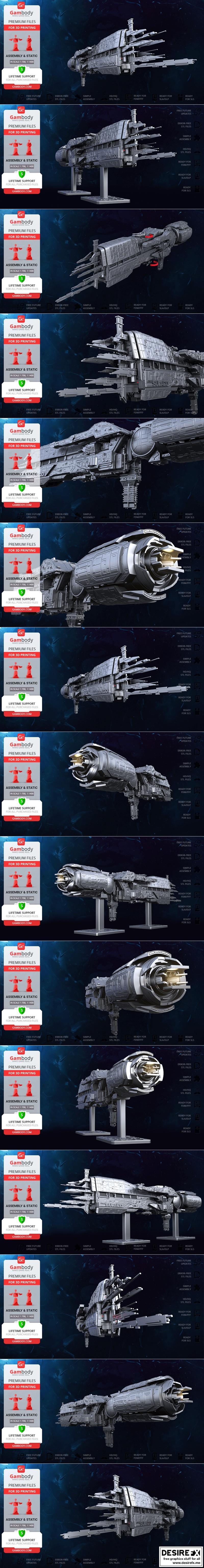 Desire FX 3d models | USS Sulaco – 3D Print Model