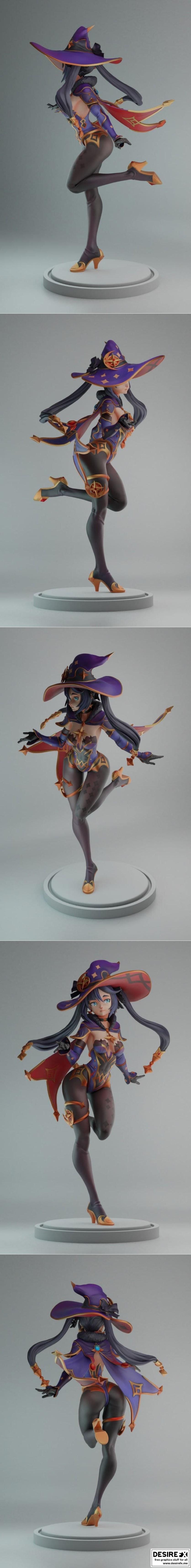 Desire FX 3d models | Mona – Genshin Impact – 3D Print Model