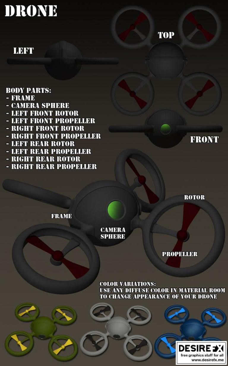 Desire FX 3d models | RC Spy Drone