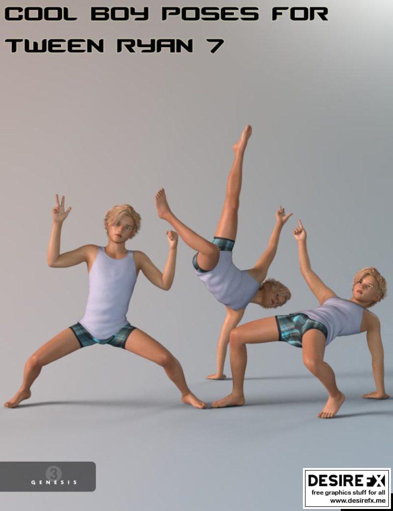 Desire FX 3d models | Cool Boy Poses for Tween Ryan 7