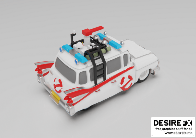 Desire FX 3d models | Ghostbusters Ecto-1