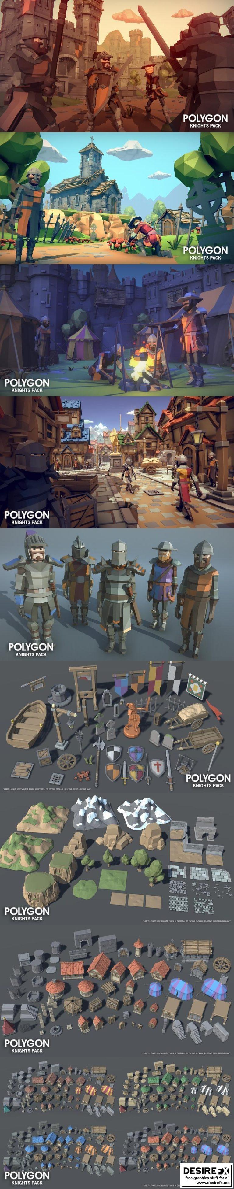Desire FX 3d models | Unreal Engine – POLYGON Knights Pack