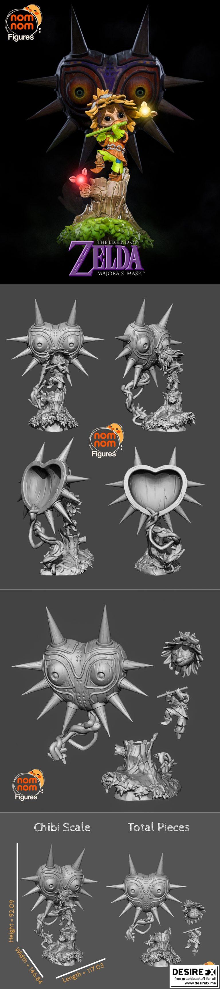 Desire FX 3d models | Chibi Majora and Skull Kid The legend of Zelda