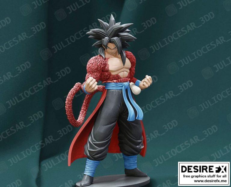 Desire FX 3d models | Dragon ball – Xeno Goku SSJ4