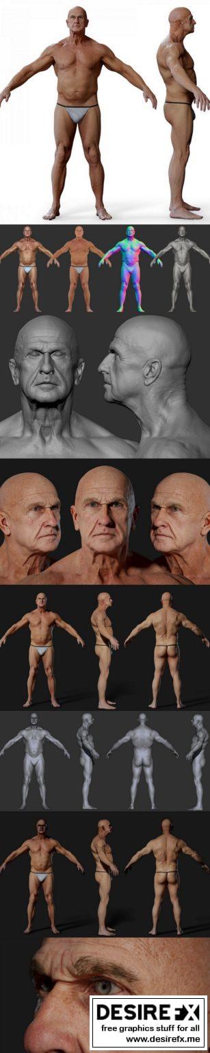 Desire FX 3d models | ANIMATION READY BODY SCAN MALE 05