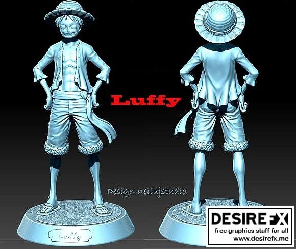 One Piece Luffy - Movie Z *free download* - Download Free 3D model by  Demonic Arts (@Jesterz86) [c34b380]