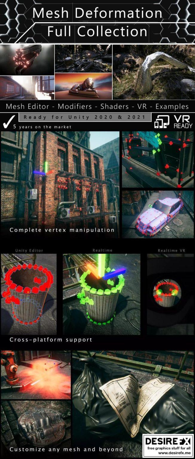 Desire FX 3d models | Asset Store – Mesh Deformation Full Collection