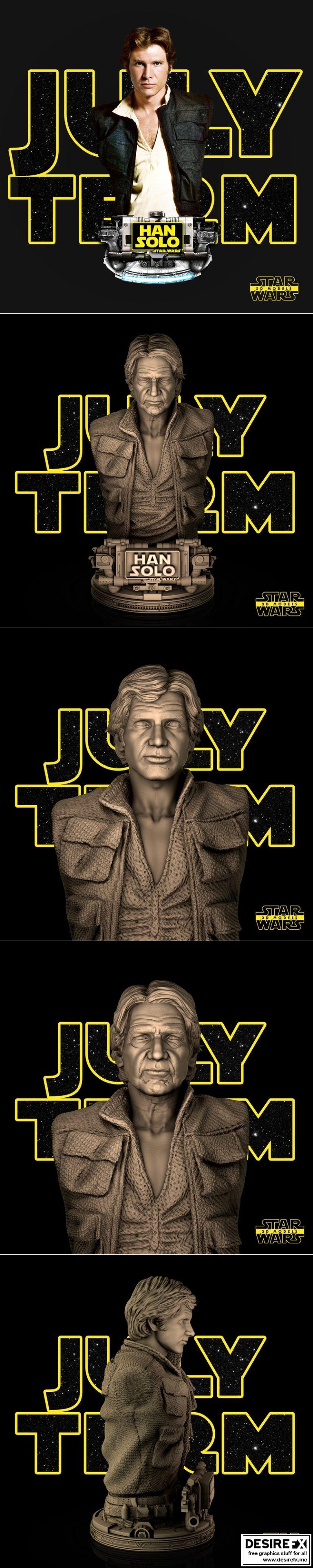 han solo bust