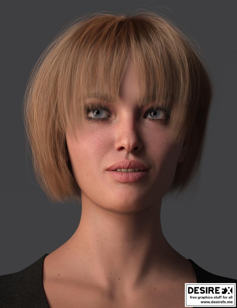 Desire FX 3d models | 2021-16 Hair for Genesis 8 and 8.1 Females