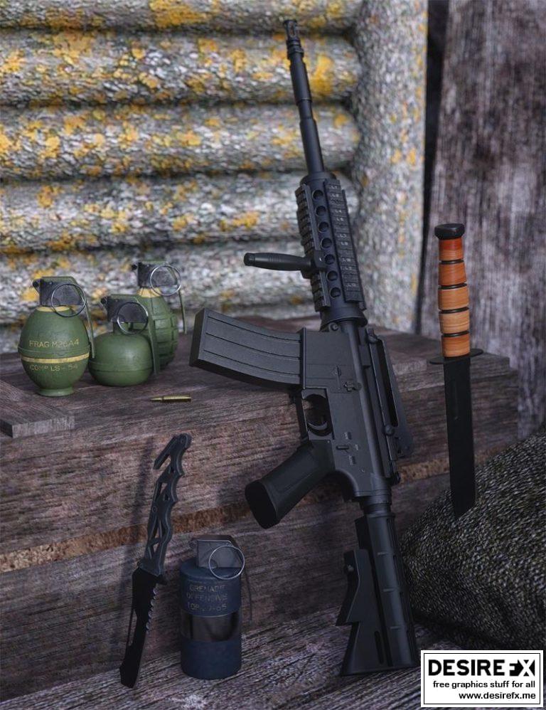 Desire FX 3d models | Military Props Collection