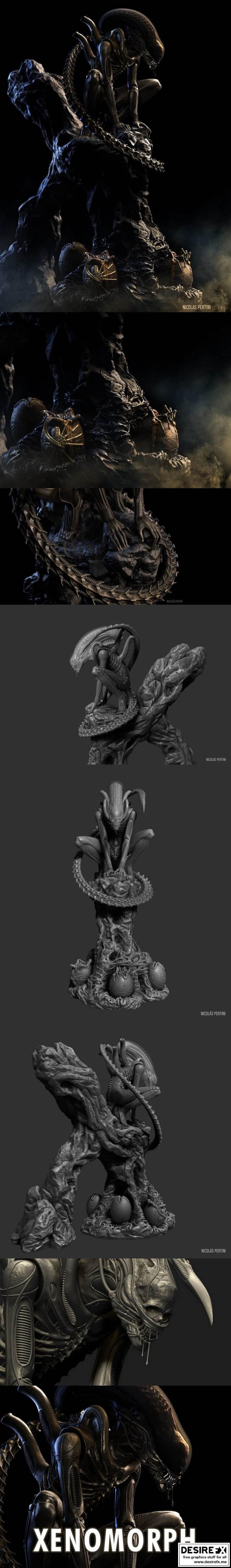 Desire FX 3d models | Alien Xenomorph Big Chap – Xenomorph Series