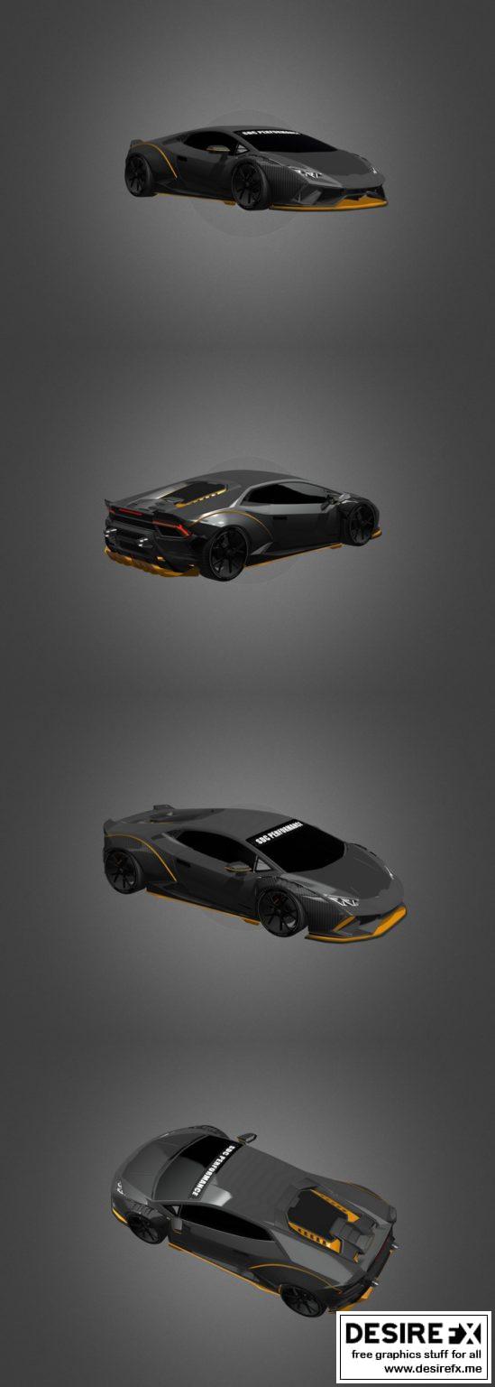 Desire FX 3d models | Lamborghini Huracan Falcon 3D Model