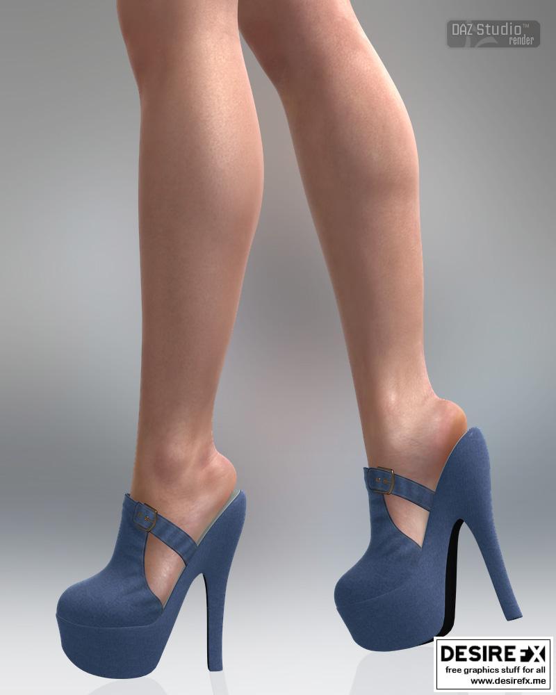 Desire FX 3d models | Trendy Platforms for Genesis2 Female(s)