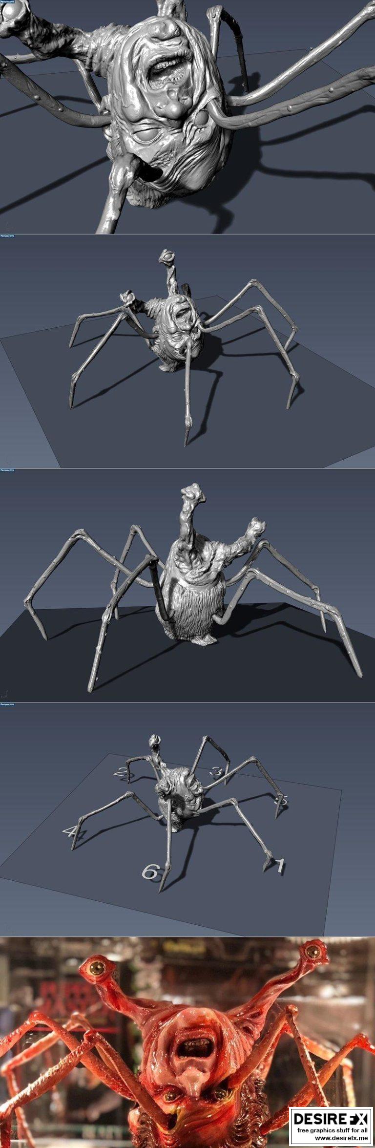 Desire FX 3d models | The Thing Spider head
