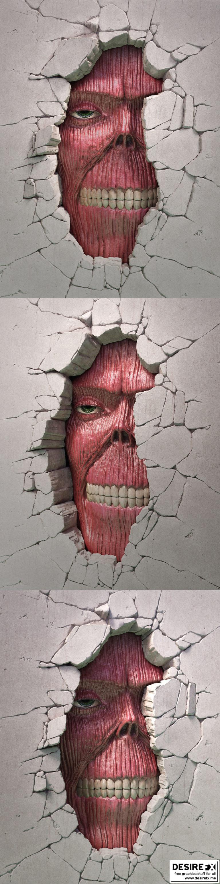 Desire FX 3d models Attack On Titan Wall Titan