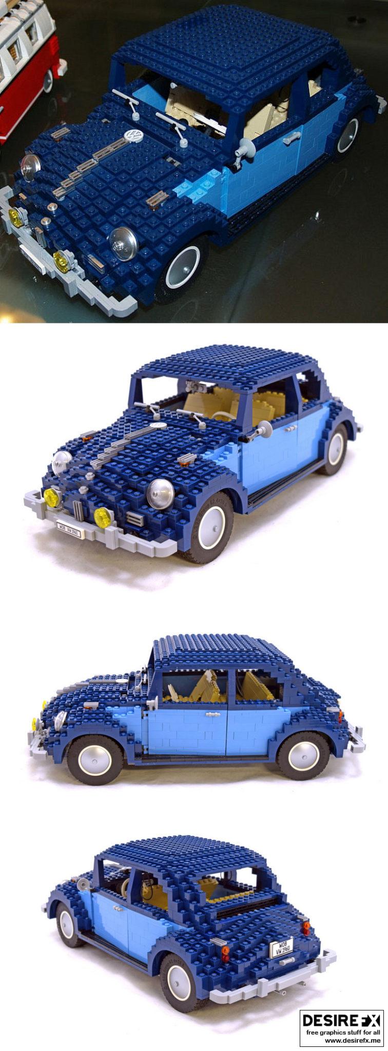 Desire FX 3d models | Volkswagen Beetle Lego