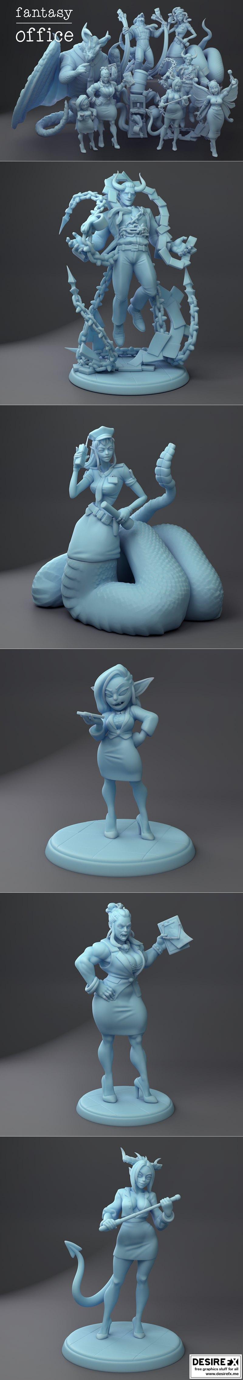 Desire FX 3d models | Twin Goddess Miniatures March 2022