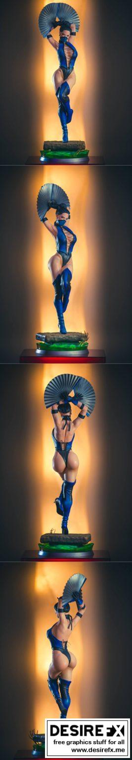 Desire Fx 3d Models Kitana Statue Mortal Kombat