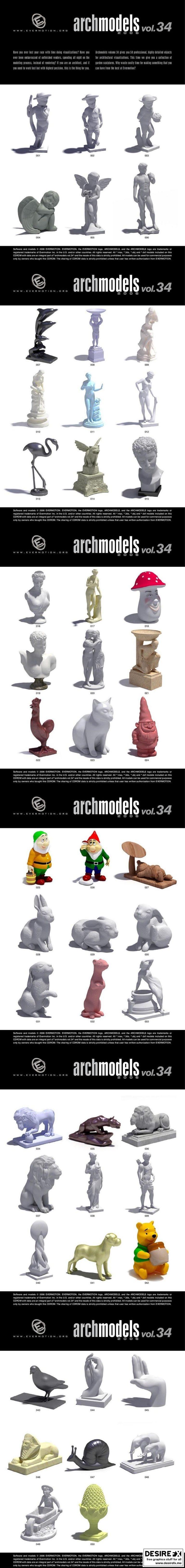 Desire FX 3d models | Evermotion Archmodels v034
