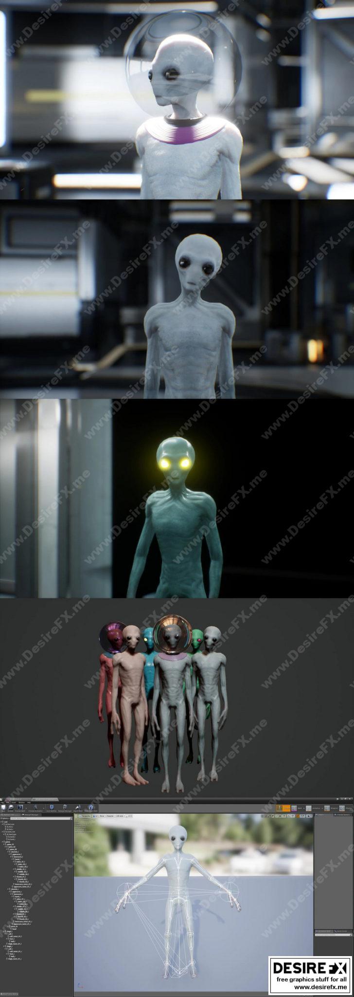 Desire FX 3d models | Alien Gray