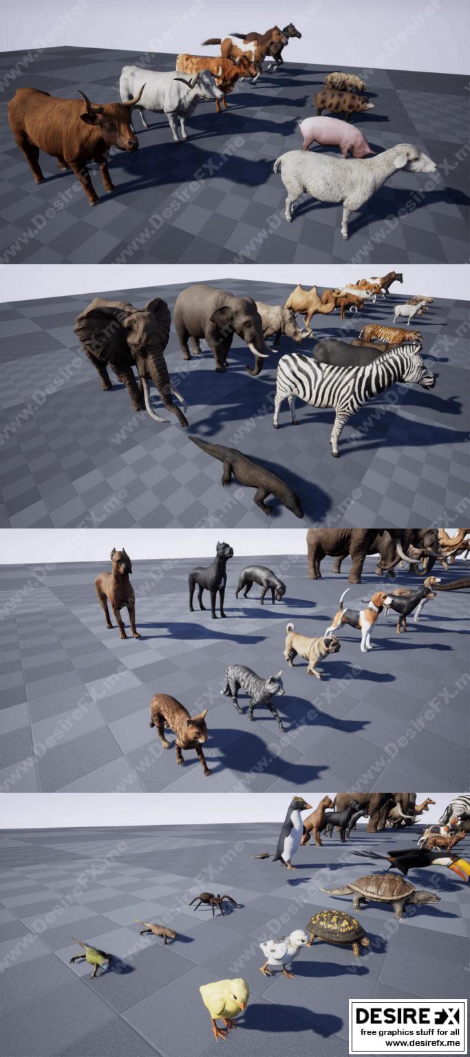 Desire FX 3d models | Animal Pack Ultra 2