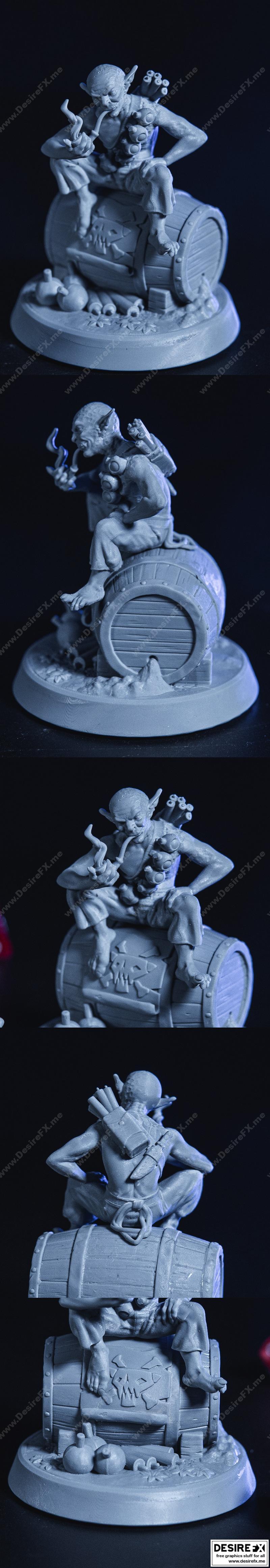 Desire FX 3d models | Goblin Grenadier