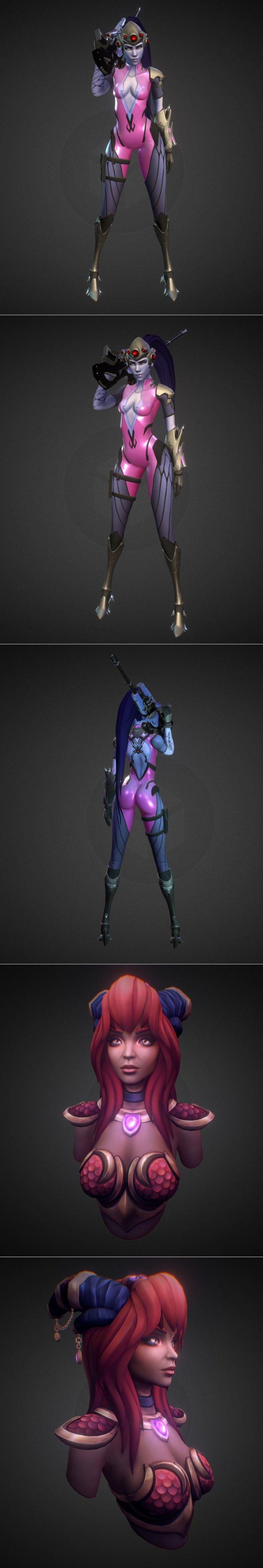 Desire FX 3d models | Widowmaker – OVERWATCH Fan Art and Alexstrasza ...