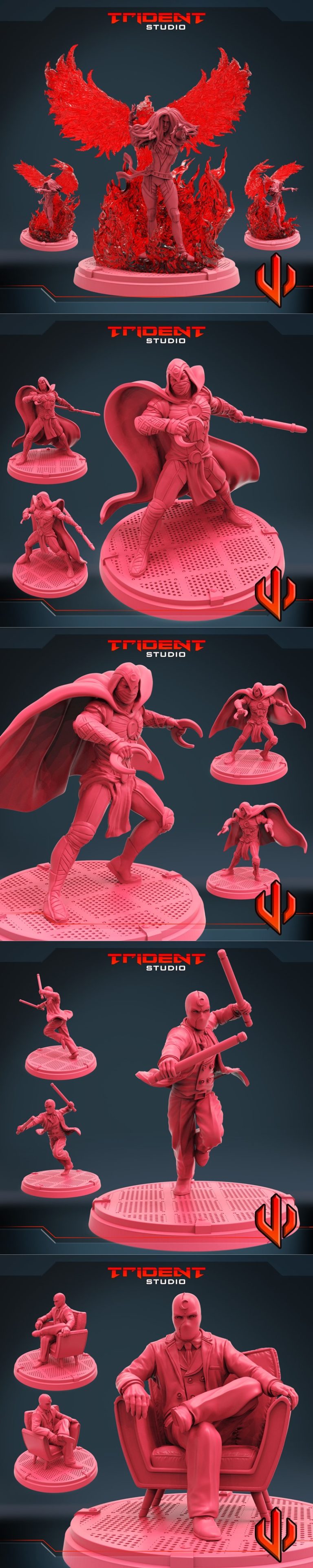 Desire FX 3d models | Trident Studio April 2022 – 3D Print Model STL