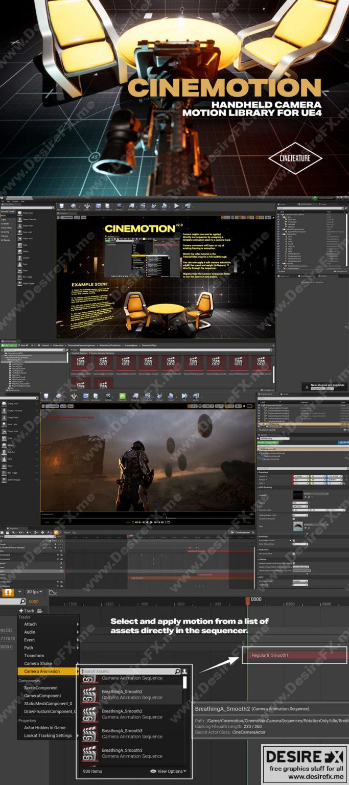 Desire FX 3d models | Cinemotion 2 Real Handheld Camera Motion Kit