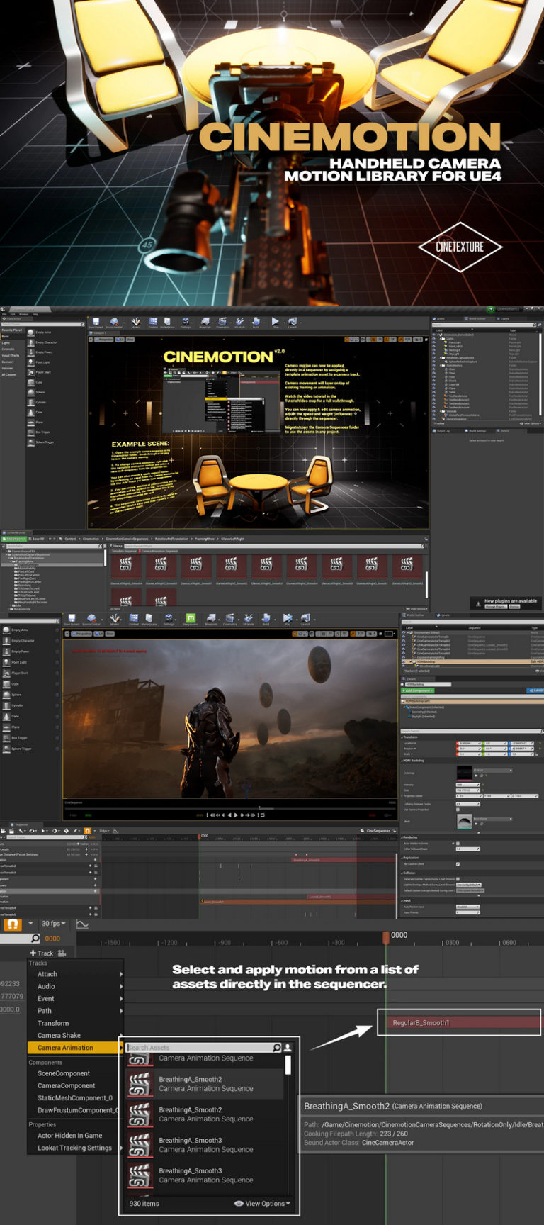 Desire FX 3d models | Cinemotion 2 Real Handheld Camera Motion Kit