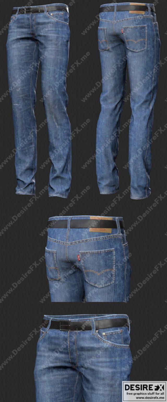 Desire FX 3d models | Jeans 3D Model