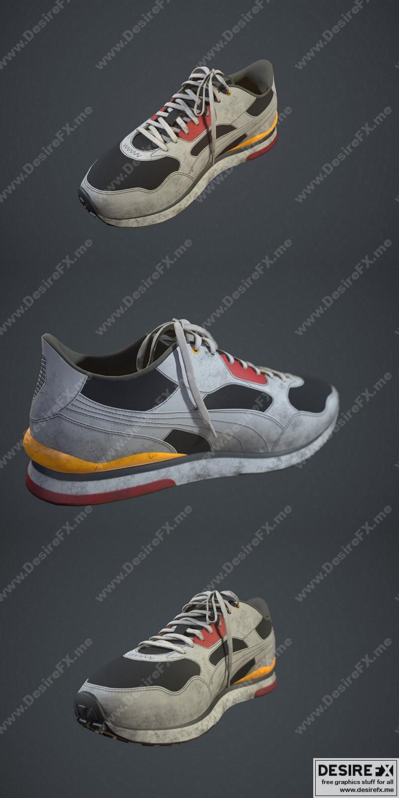 Desire FX 3d models Sneakers PUMA R78 Futr