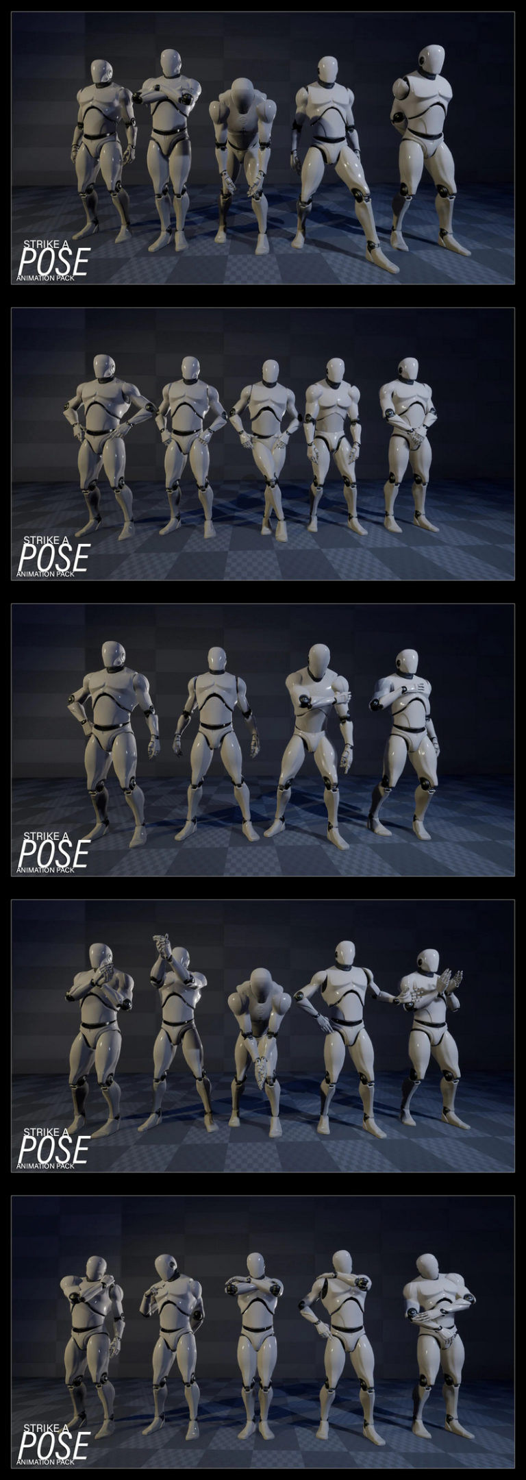 Desire FX 3d models | Strike A Pose – Animation Pack